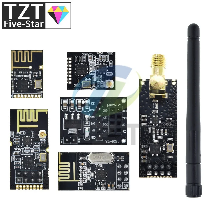 NRF24L01+ 2.4G wireless data transmission module 2.4GHz NRF24L01 upgrade version NRF24L01+PA+LNA 1000 Meters For Arduino