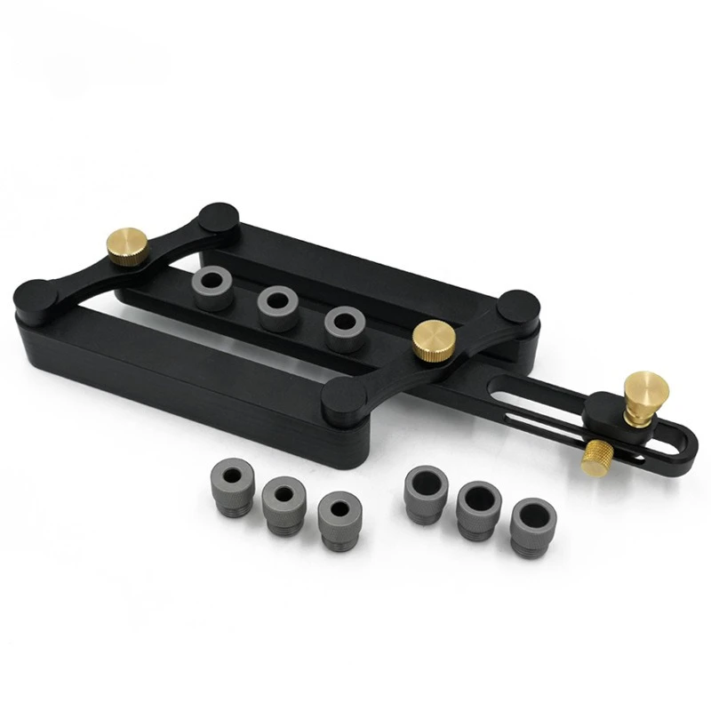 Woodworking Punching Positioner Round Wood Tenon Self-adapting Center Furniture Puzzle DIY Wooden Pin Vertical Dare To