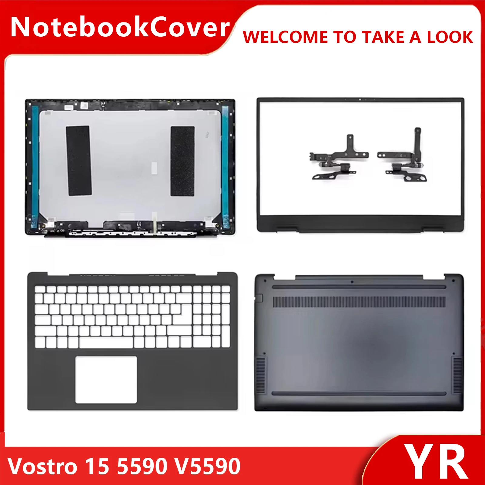 

NEW For Vostro 15 5590 V5590 LCD Screen Back Cover/Front Bezel/Palmrest Upper Top lower Bottom Case