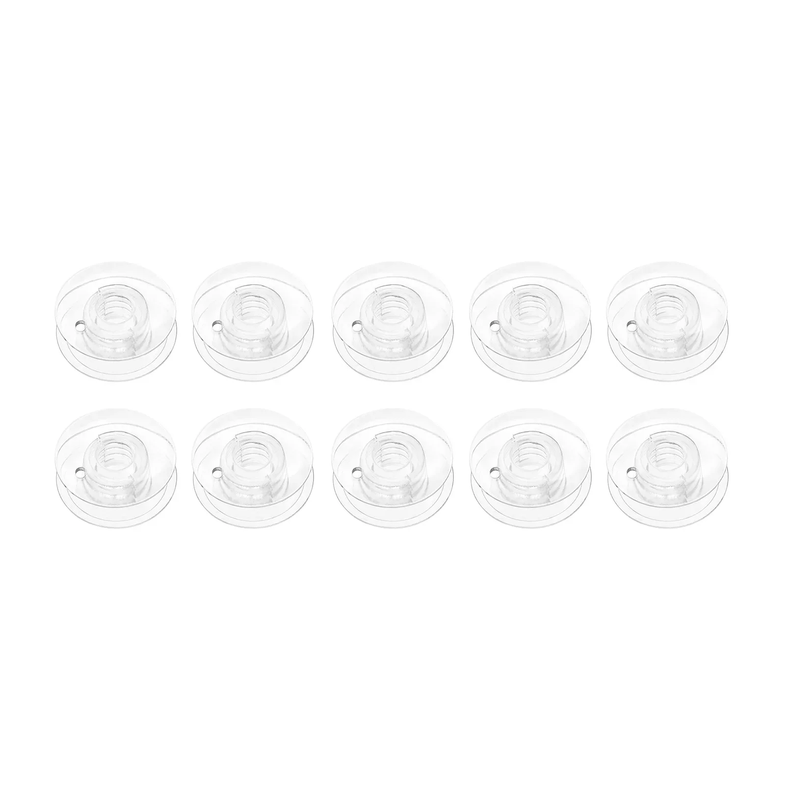 10Pcs Clear Sewing Machine Bobbin 4114401 Fit for Husqvarna Viking 19E 21 21E 49 for White Sewing Machine 3200 3500 3900 & 8910