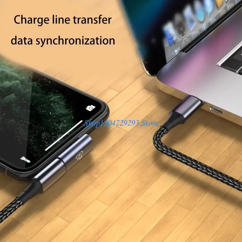 USB C 90 Degree USB Type C 3.1 Male to Female Extender Aluminum Data Converter Extension Adapter