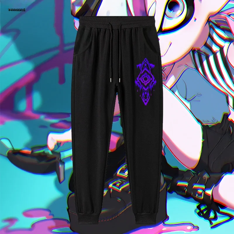 

Мужские брюки SquidForceNintendo с манжетами на щиколотках, повседневные, свободного кроя, длинные, из ткани с микроэластаном, на все сезоны