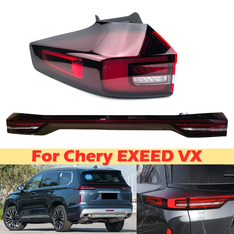 DinCh NEW For Chery EXEED VX Taillight Brake Light Rear Bumper Taillamps Tail Light Assembly