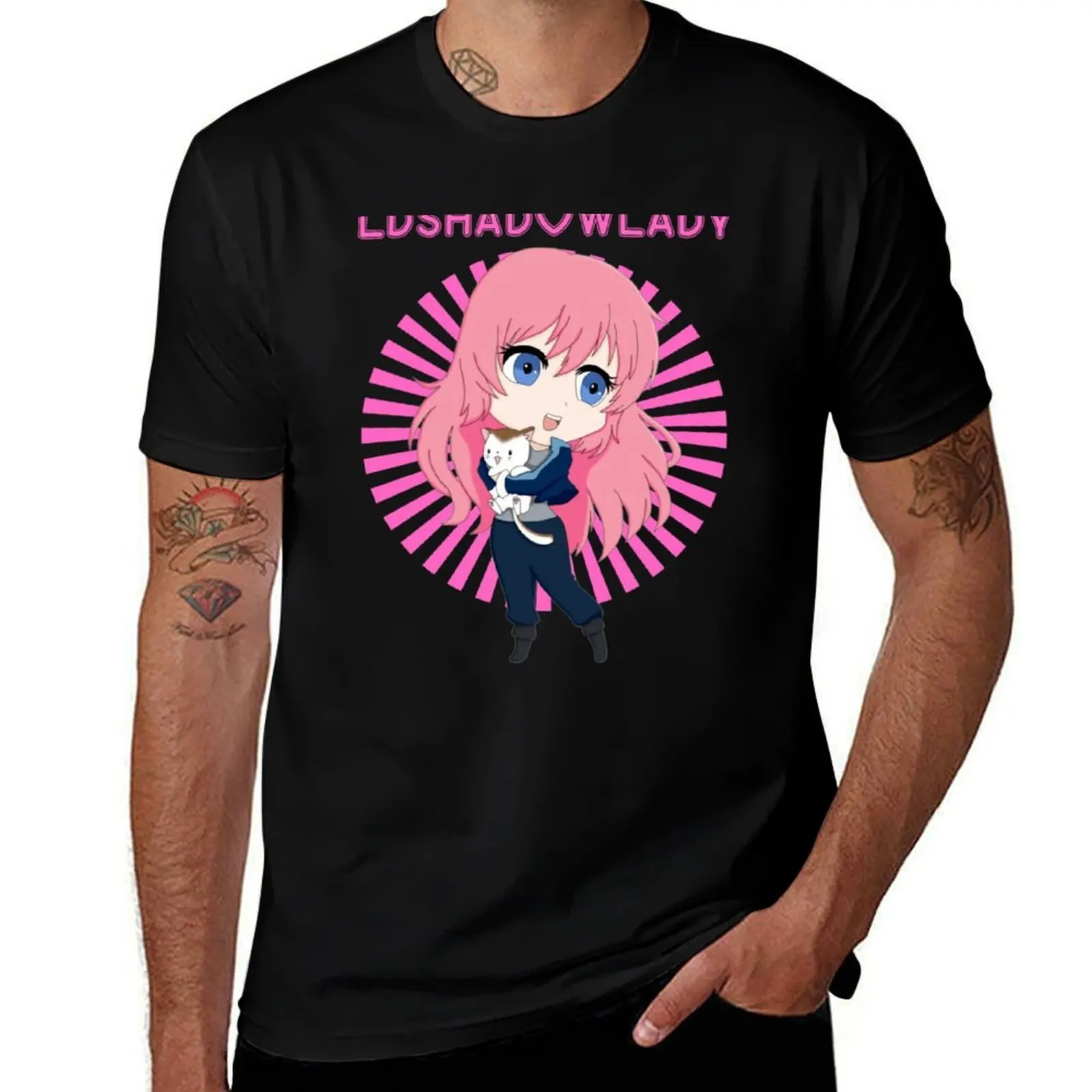 

ldshadowlady T-Shirt t shirts cotton 100% anime t shirts oversize T-Shirt
