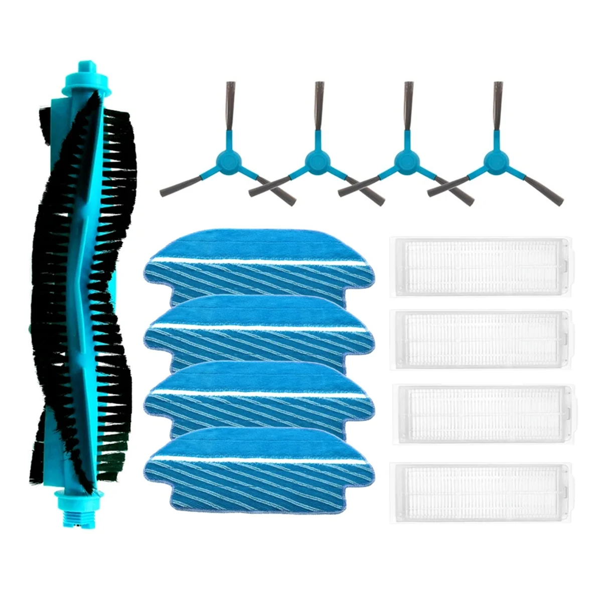 

Hot sale For 3890 Ultra / Titanium / Vital Robot Vacuum Spare Parts Accessories Roller Side Brush Hepa Filter Mop