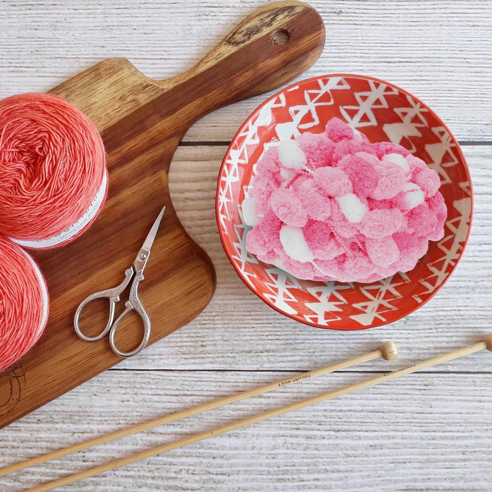 

DIY Woolen Yarns Hand-Knitting Supplies Comfortable Breathable Flexible Braided Thread for Sweaters Hats Cushions DIY Projects