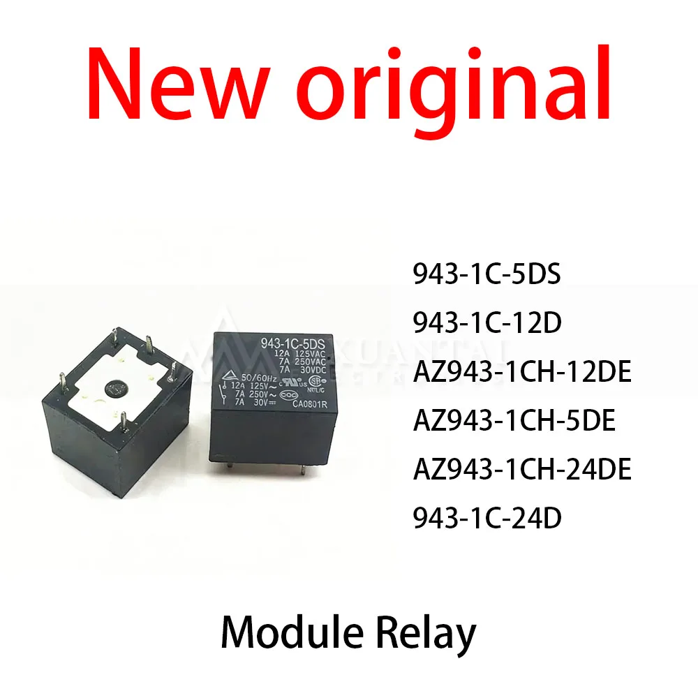 

10Pcs/Lot New original 943-1C-5DS 943-1C-12D AZ943-1CH-12DE AZ943-1CH-5DE AZ943-1CH-24DE 943-1C-24D Module Relay