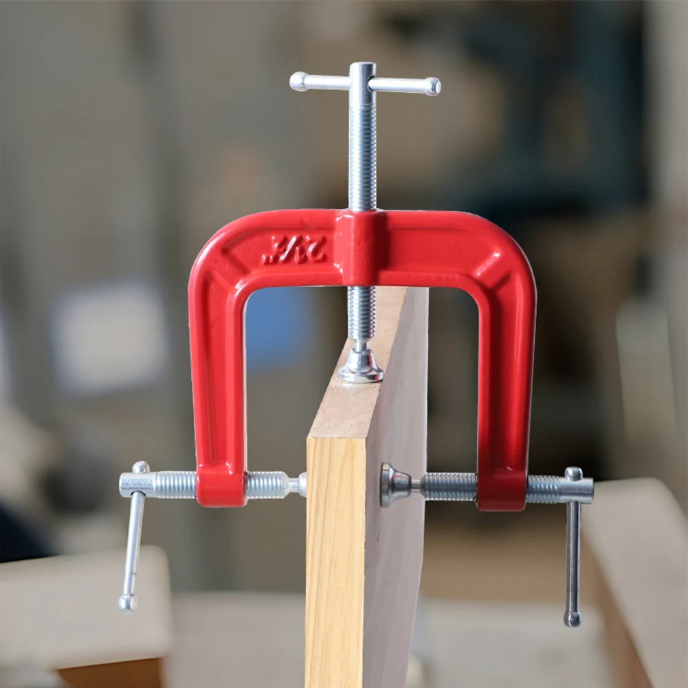 Three Way Clip Clamp G Type Heavy Duty Woodworking Fixture Flat Board Carpentry 3 Way Clips Allows For Flexible Hobbyists
