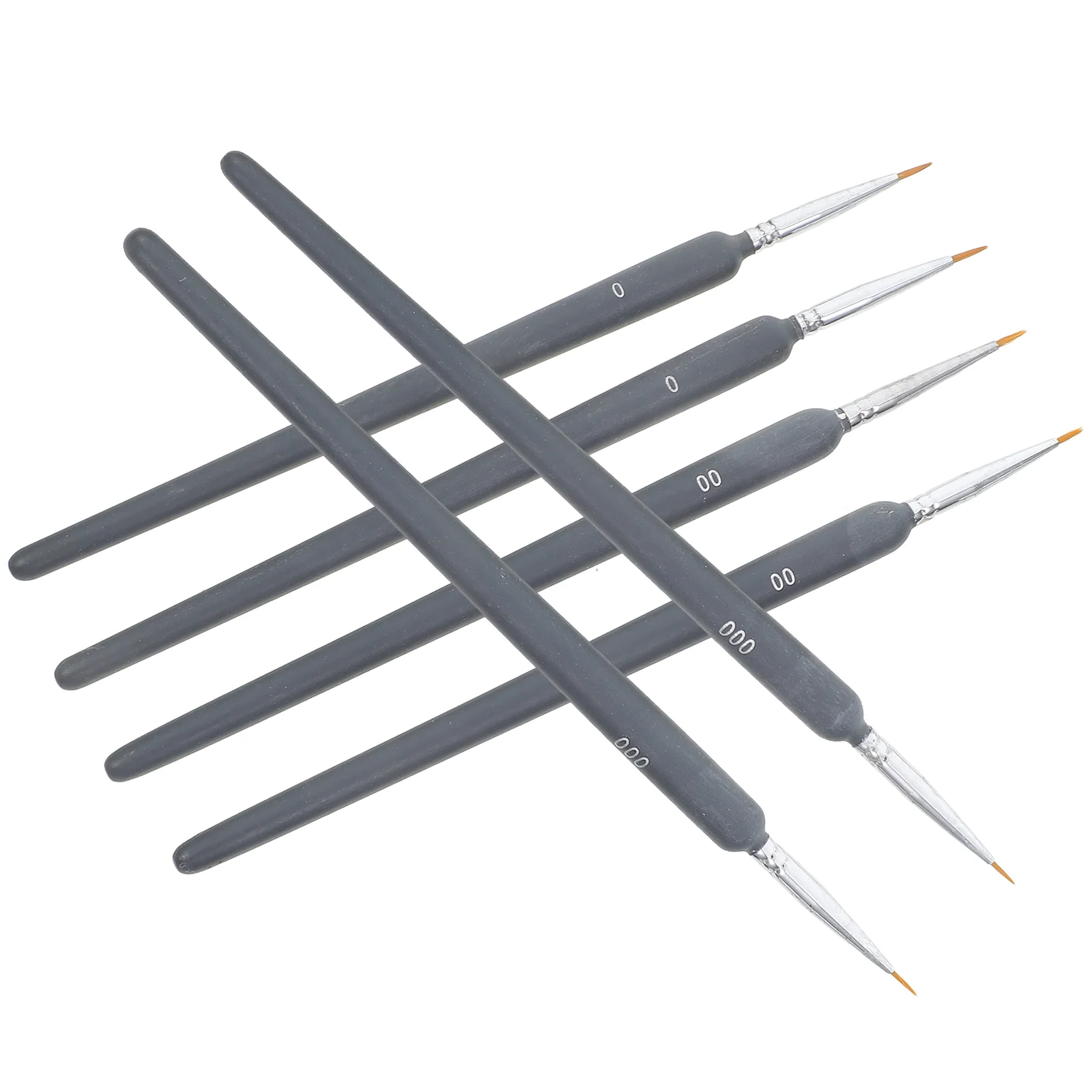 6 Pcs Fine Detail Brush Painting Brushes Langhao Hook Line Pen Nail Miniatures