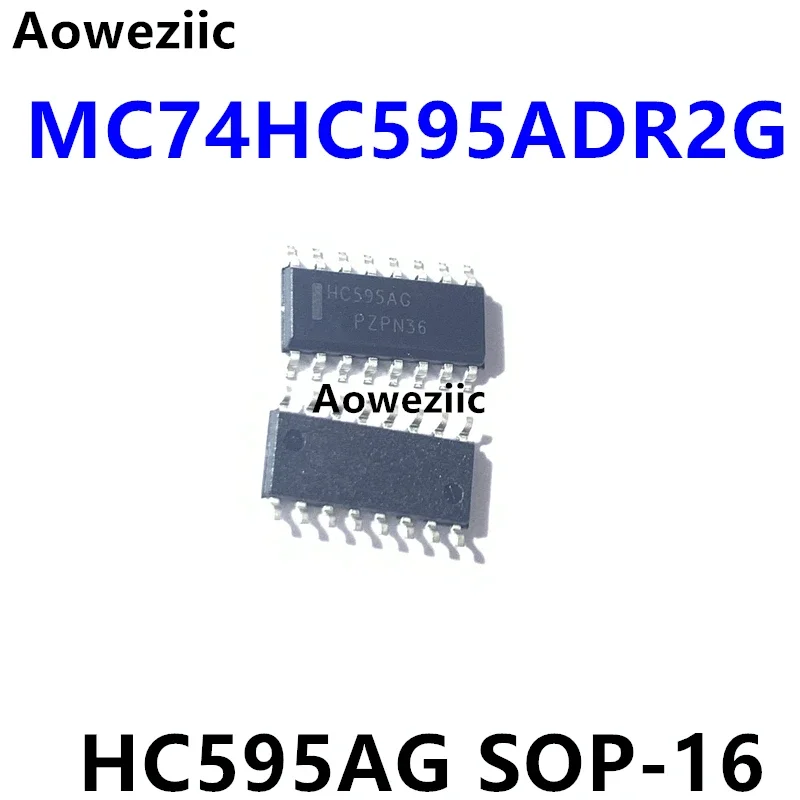 MC74HC595ADR2G screen printing HC595AG SOP-16 shift register is brand new and original