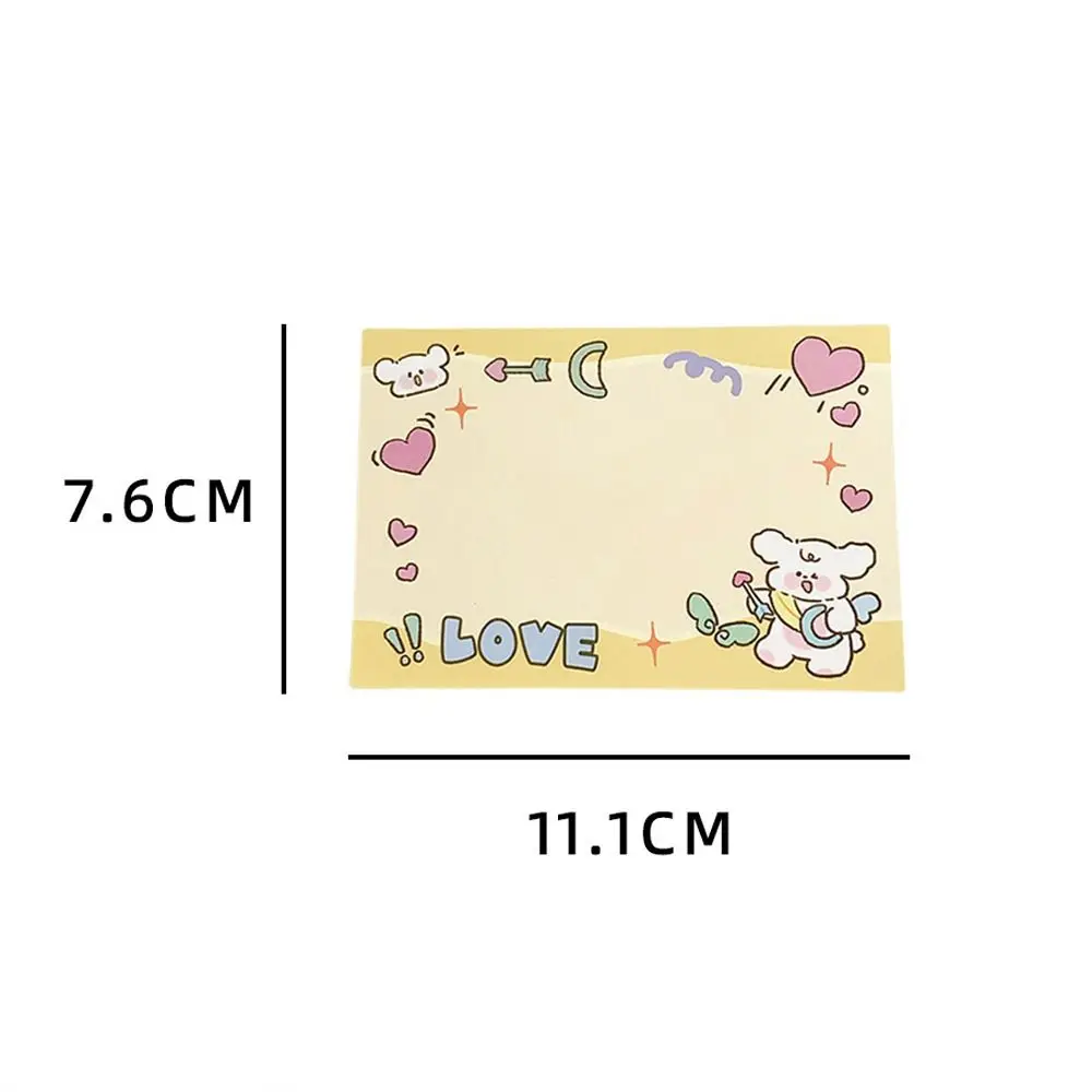 Multifunction 50 Sheets Memo Pad Cute Weekly Label Notepad Non-sticky Cartoon Message Notepad Stationery