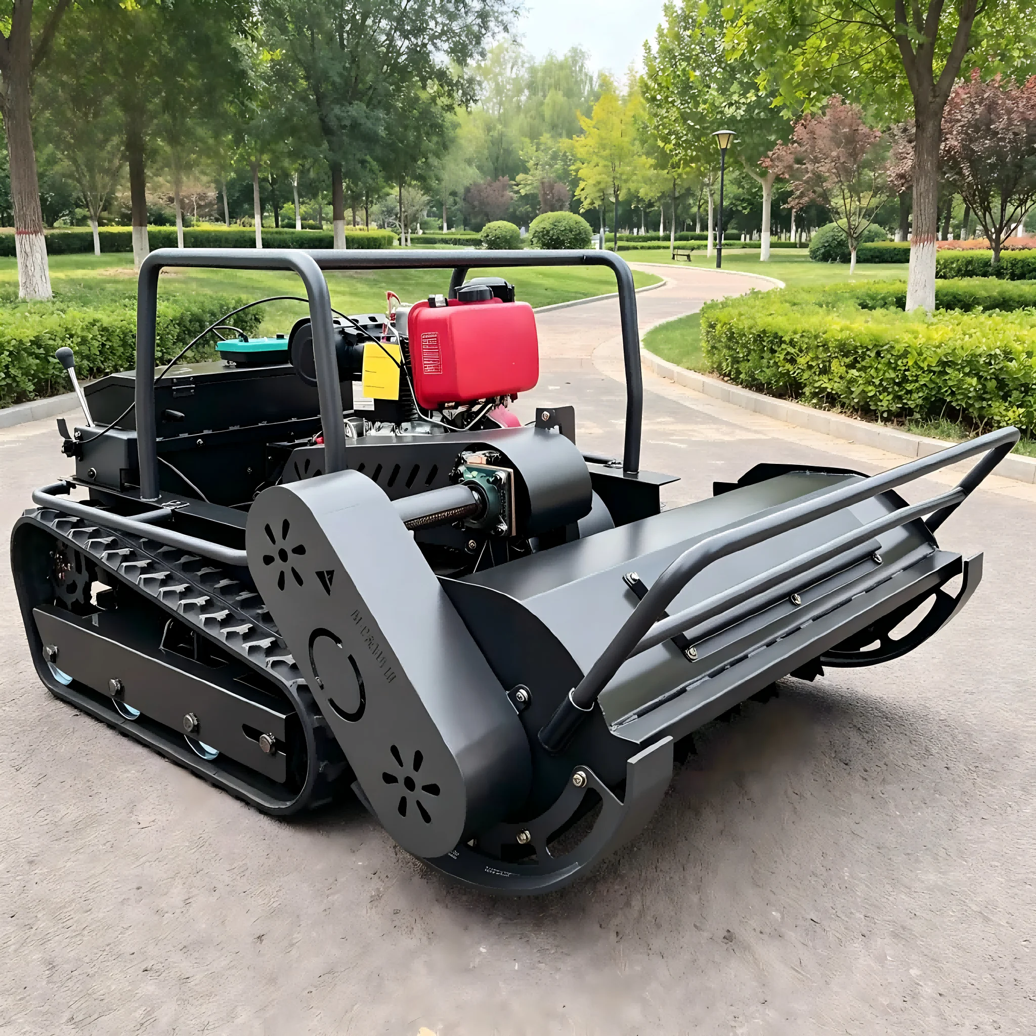 

CNMC Lawn Mower Grass Mowing Robot Remote Controlled CE EPA Certified Safety Auto-Stop Blade High-quality Easy to Operate