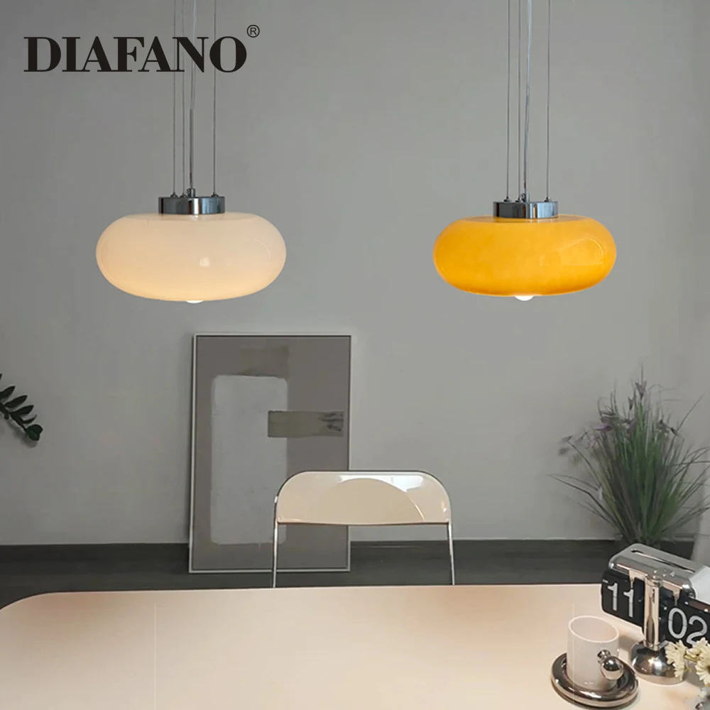 Korea Glass Pendant Lights Dining Room Table Kitchen Bedroom Bedside E27 Chandelier For Ceiling Balcony Aisle Ceiling Lights