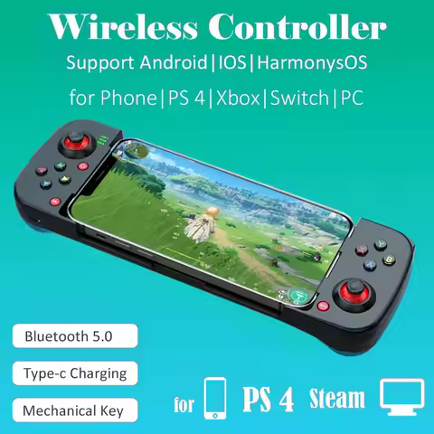 D3 Gamepad Wireless BT5.0 Stretchable Game Controller For Mobile Phone Android IOS Joystick Eat Chicken Gamepad for PS4 Switch