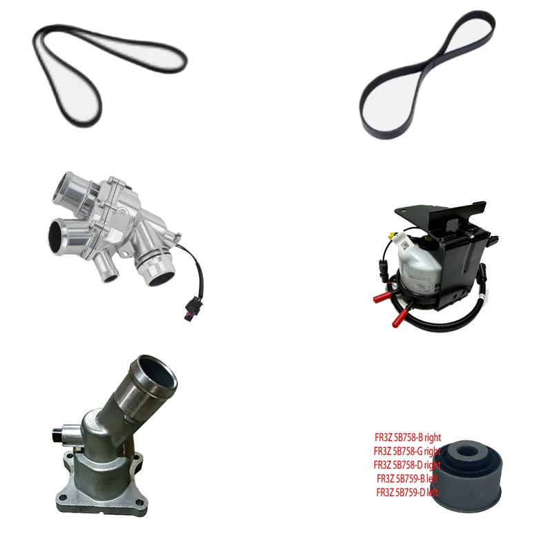 Thermostat and housing steering knuckle and bushing assembly, right