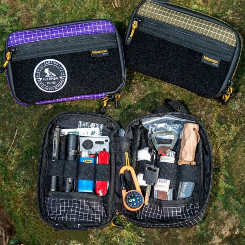 HIKEMAN – sac de rangement tactique EDC d'extérieur, sac à outils, Mini trousse de premiers soins Portable