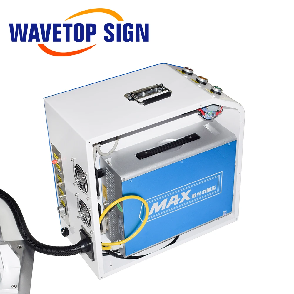 WaveTopSign 20-50W macchina per marcatura Laser a fibra MAX 110*110-300*300 Area di lavoro per marcatura fai da te metallo acciaio inossidabile