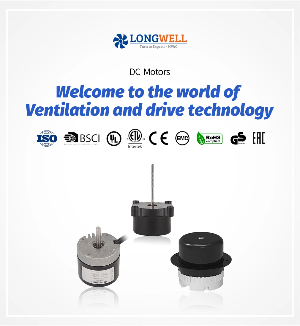 FANSEXPERT محرك DC بدون فرش، 2400 دورة في الدقيقة، محرك متغير السرعة عالي الجودة 24 فولت