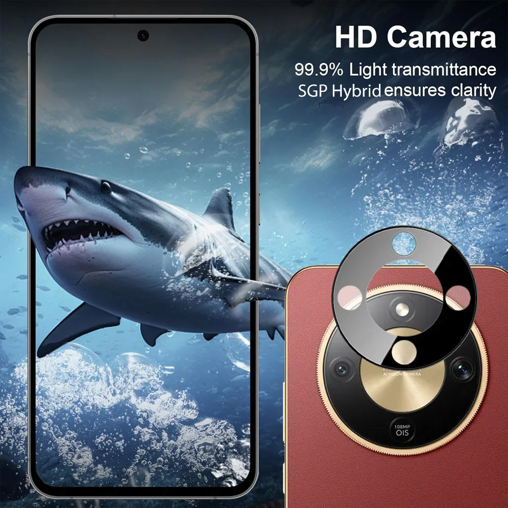 2 قطعة ثلاثية الأبعاد منحني حامي كاميرا الشاشة غطاء ل الشرف X9d عدسة حافظة زجاج واقي HonorX9d 5G العالمي 2025 عدسة الكاميرا فيلم #5