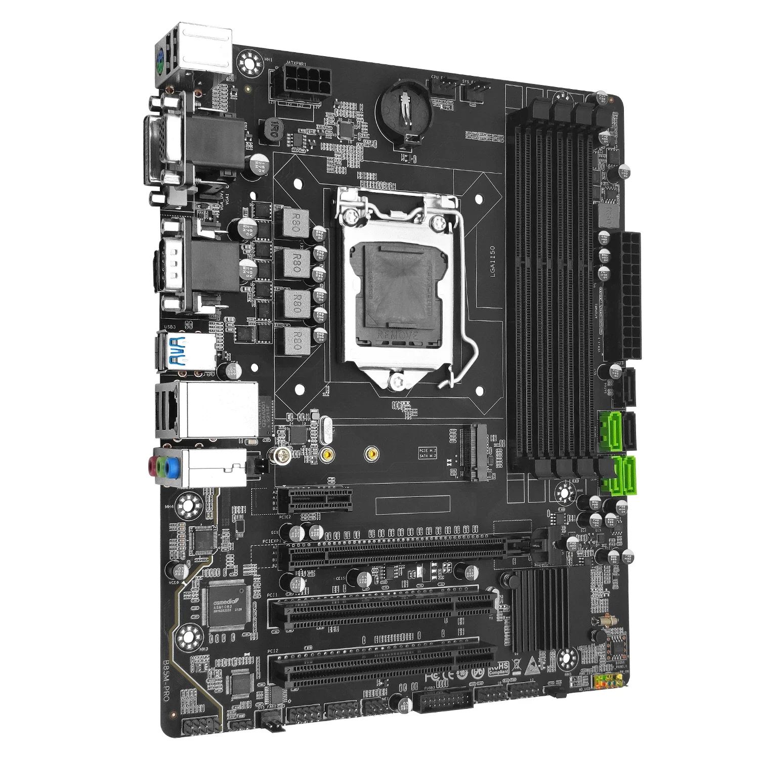 Imagem -05 - Placa-mãe Suporte i7 i5 i3 Celeron Pentium Xeon Série e3 Processador Cpu Ram Desktop Ddr3 Lga 1150 Machinist-b85