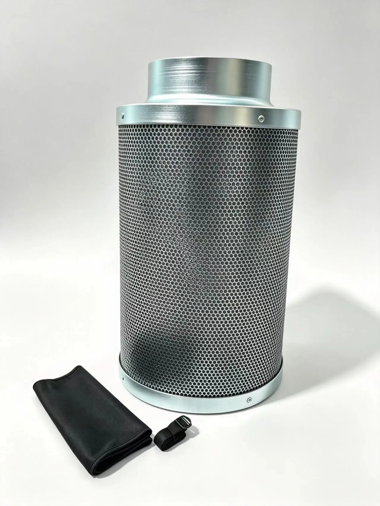 6 Inch Carbon Filter Odor Control with Australia Virgin Charcoal for Inline Fan Indoor Plants Grow Tent, Reversible Flange,