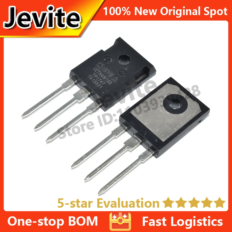 

Jevite 100% New Original electronics Controller 1-5 units/lote IXTH4N150 TO-220 1500V 4A MOSFET transistor