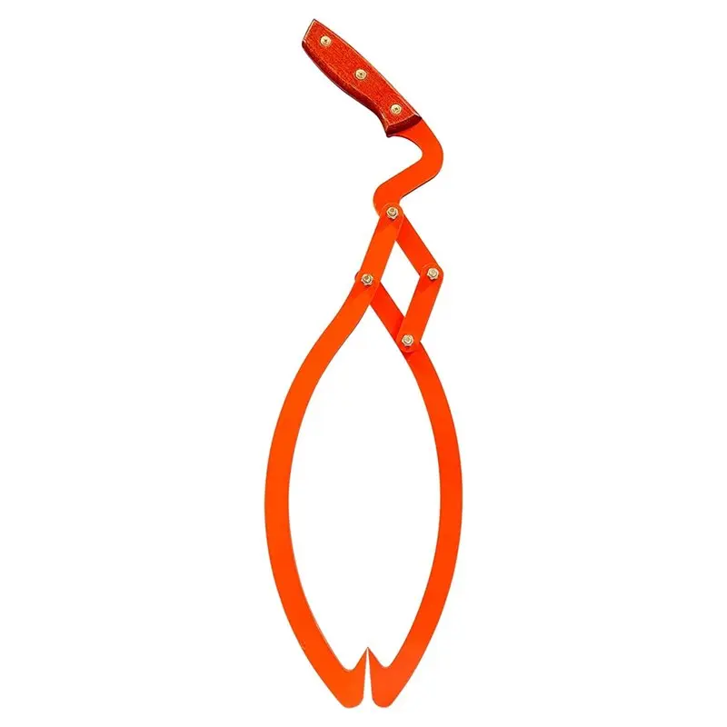 

【LAST CHANCE】Wood Handle 2 Claw Skidding Tongs 2 Claw Skidding Tongs Non-Slip Grip Log Lifting Handling Dragging & Carrying Tool