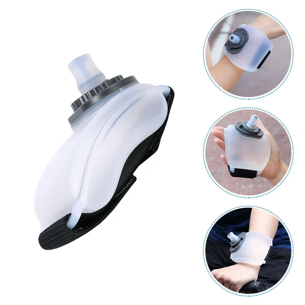 

Running Kettle Sports Wrist Water Bottle Reusable Insulation Hiking Silica Gel Bottles Portable
