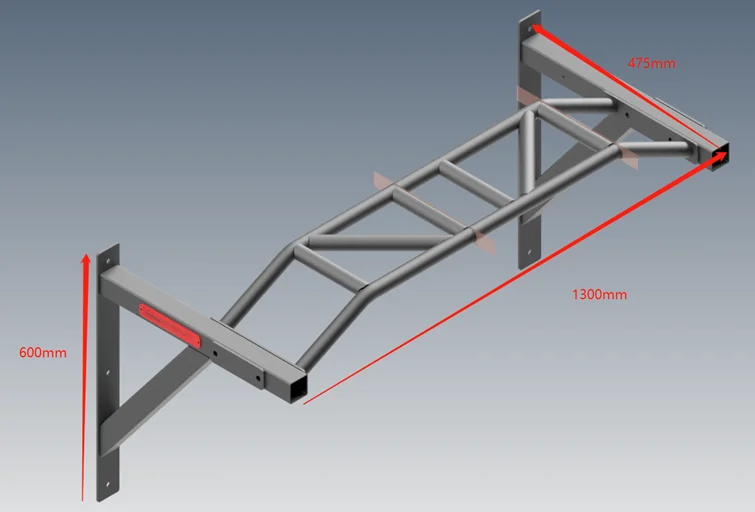 

Indoor Multi-Functional Pull up Bar Wall Mounted Exercise Fitness Gym Home Door Chin Pull up Bar Wall Mount Fitness Rack