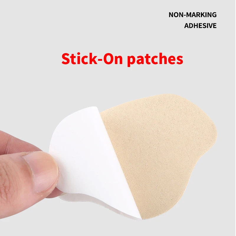 2pcs Stick On anti abrasion heel patch sneaker wear repair self-adhesive fabric anti-skid patch for men and women currency