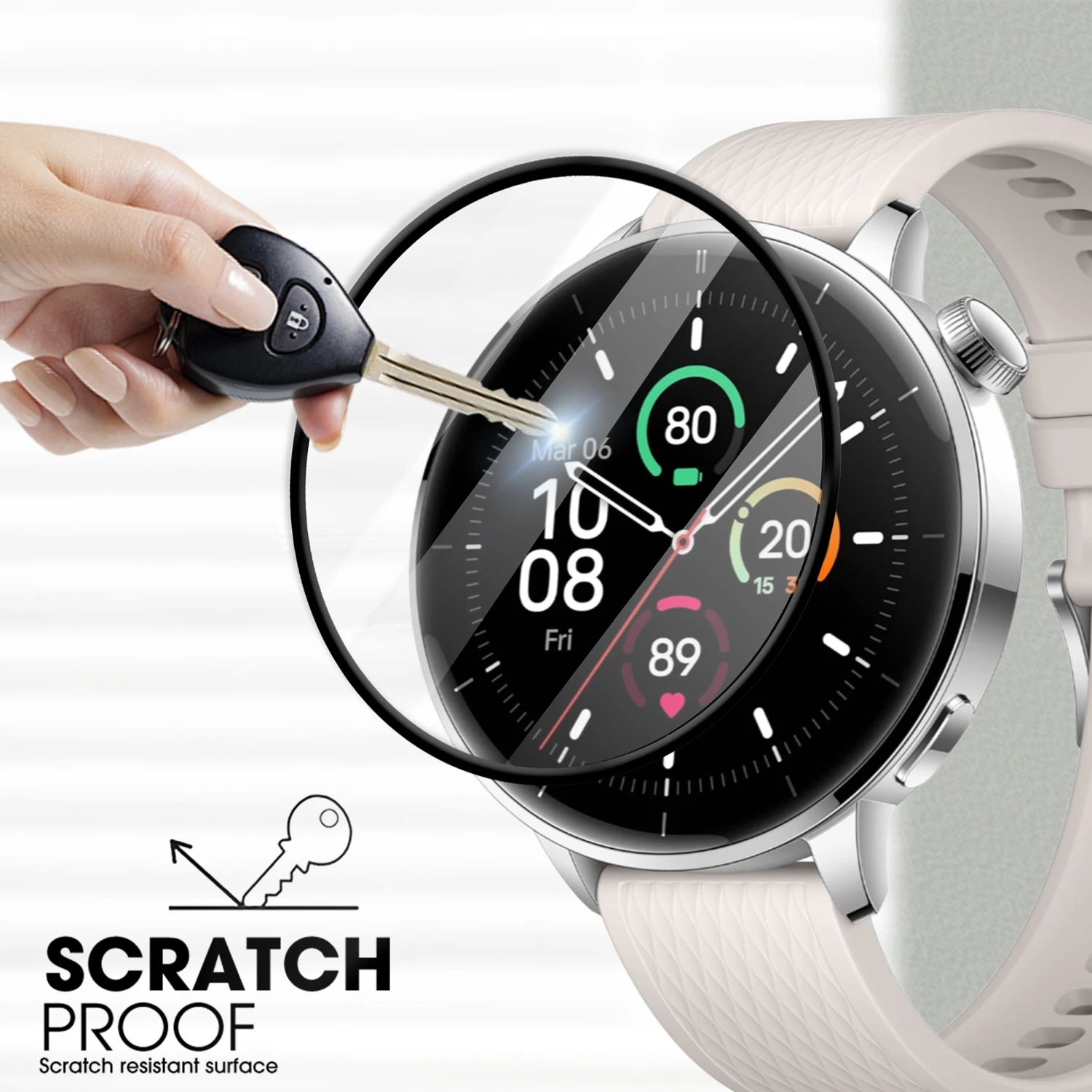 For OnePlus Watch 3 41MM HD Soft PMMA Film Screen Protectors Anti-scratch Protective Films for OnePlus Watch3 41mm Accessories