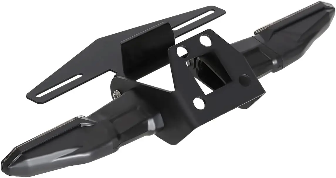 License Plate Bracket Holder Compatible with Ninja 400 250 500 Z400 2018-2025 LED Brake Indicator Frame Eliminator Tail Light