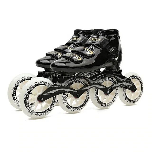 Good price carbon fiber roller racing speed skates shoe for adult