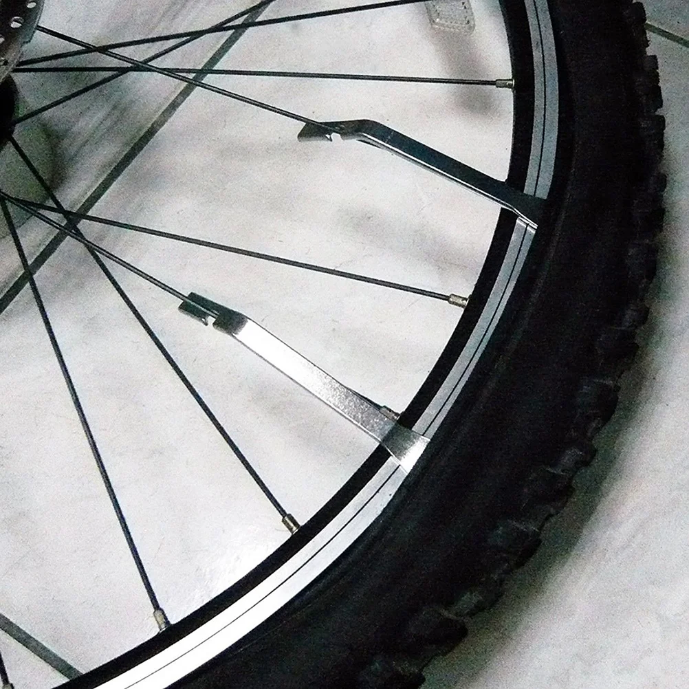 

3Pcs Steel Tyre Levers Strong Thin Bike Tire Removal Tools with Smooth Finish for Rim Protection Repair Wrench Set