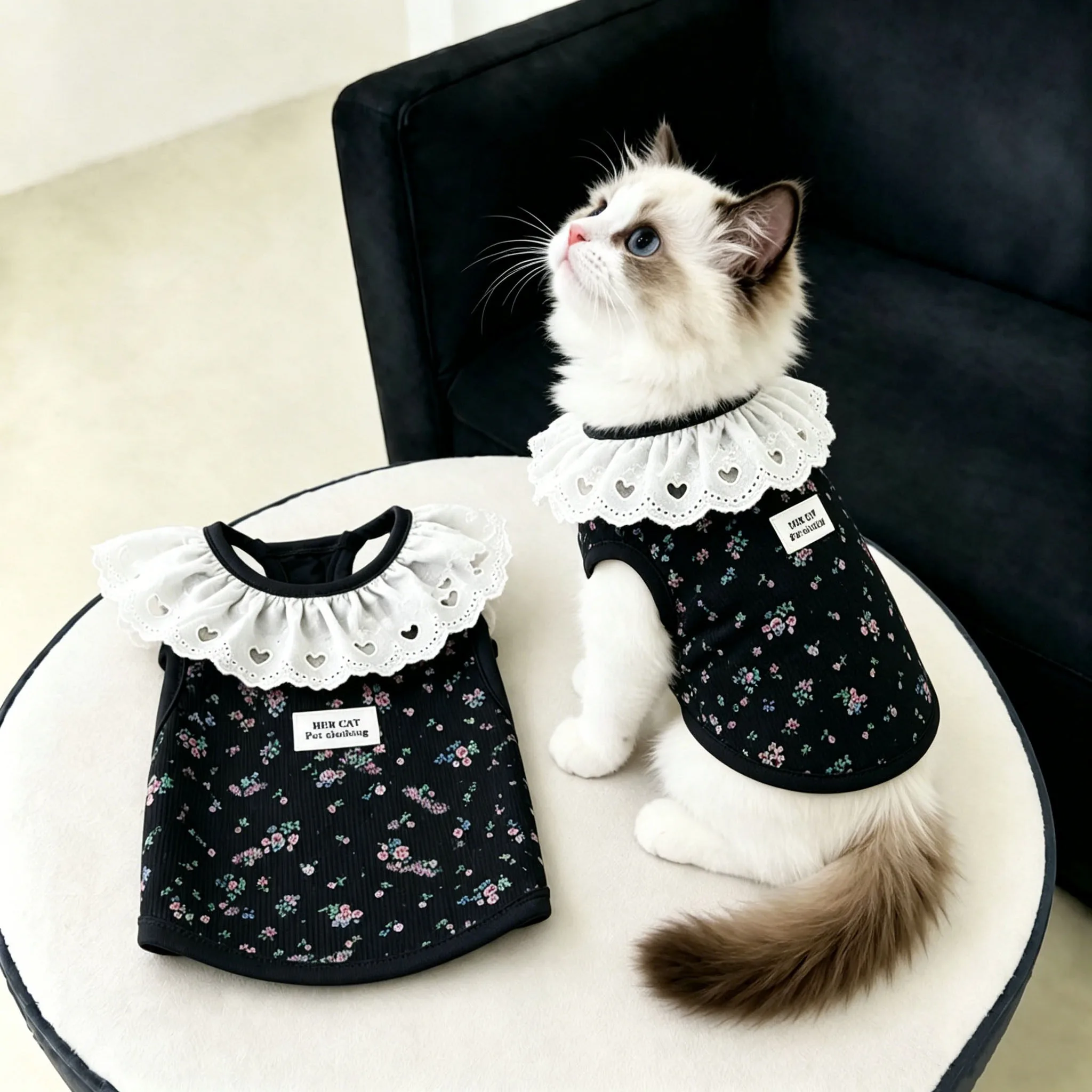 Small and Medium-sized Dog Home Clothes Summer Thin Teddy Vest Soft Maltese Short Sleeved Pomeranian T-shirt
