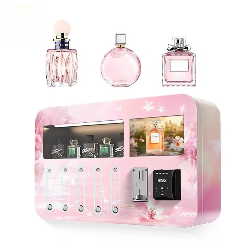 

Customized Wall-Mounted Perfume Spray Vending Machines Perfume Dispenser Vending Machine for Shopping Mall With Custom Sticker