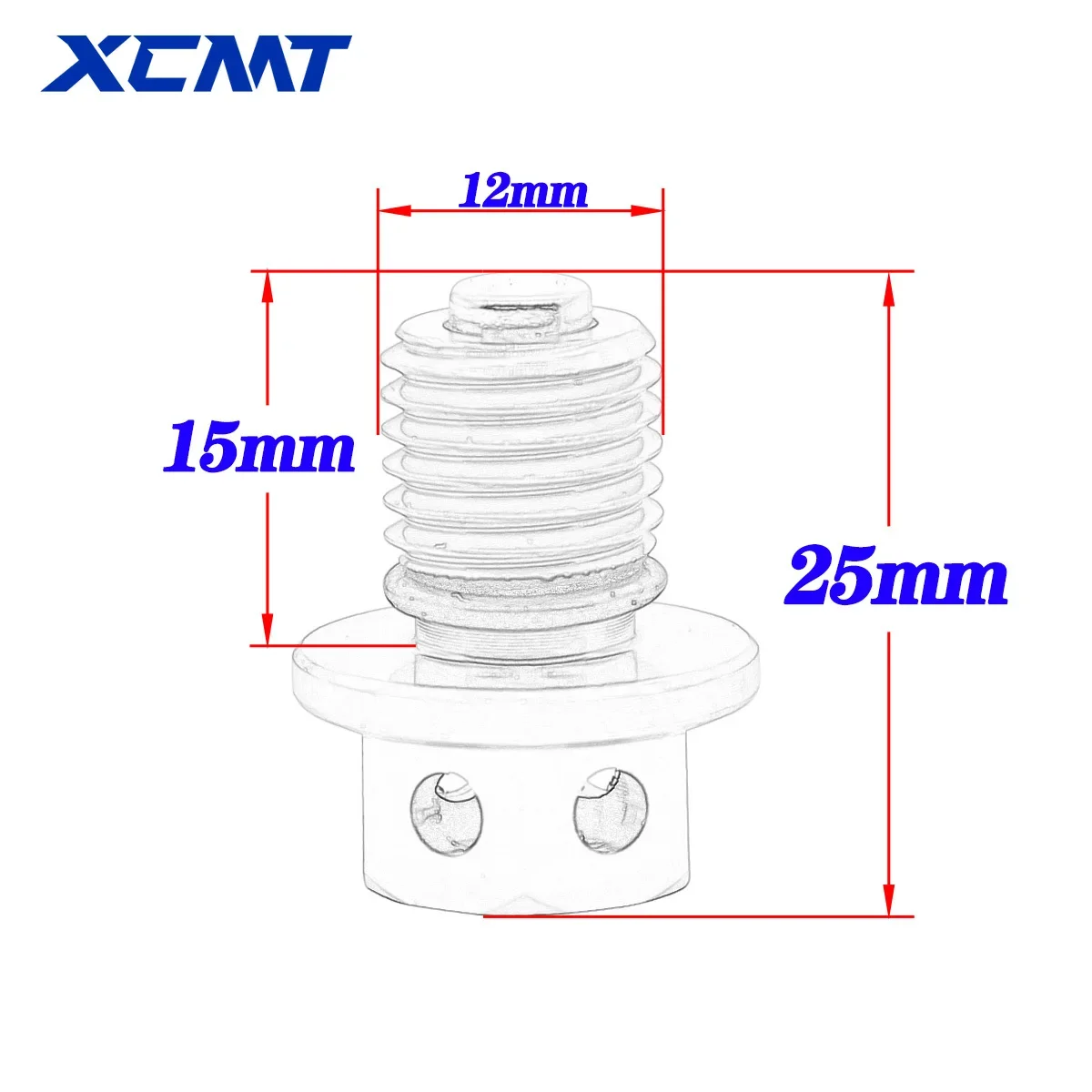 Motorcycle M12x1.5 Magnetic Oil Drain Plug Bolt Oil Drain Sump Nut Fit For Honda Kawasaki Yamaha Motocross Scooter ATV Quad Bik