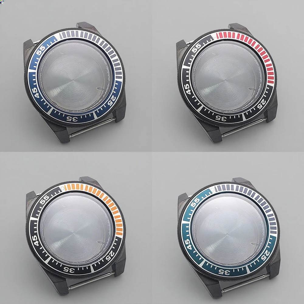 Parti di modifica dell'orologio alto Cassa modificata solida da 42 mm per parte di modifica del vetro zaffiro del movimento H35/36