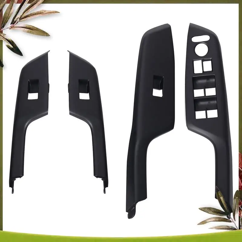 

AB98-4Pcs Автомобильный стеклянный подъемник, черная панель переключателя, рамка переключателя окон для Honda Civic 2012-2015