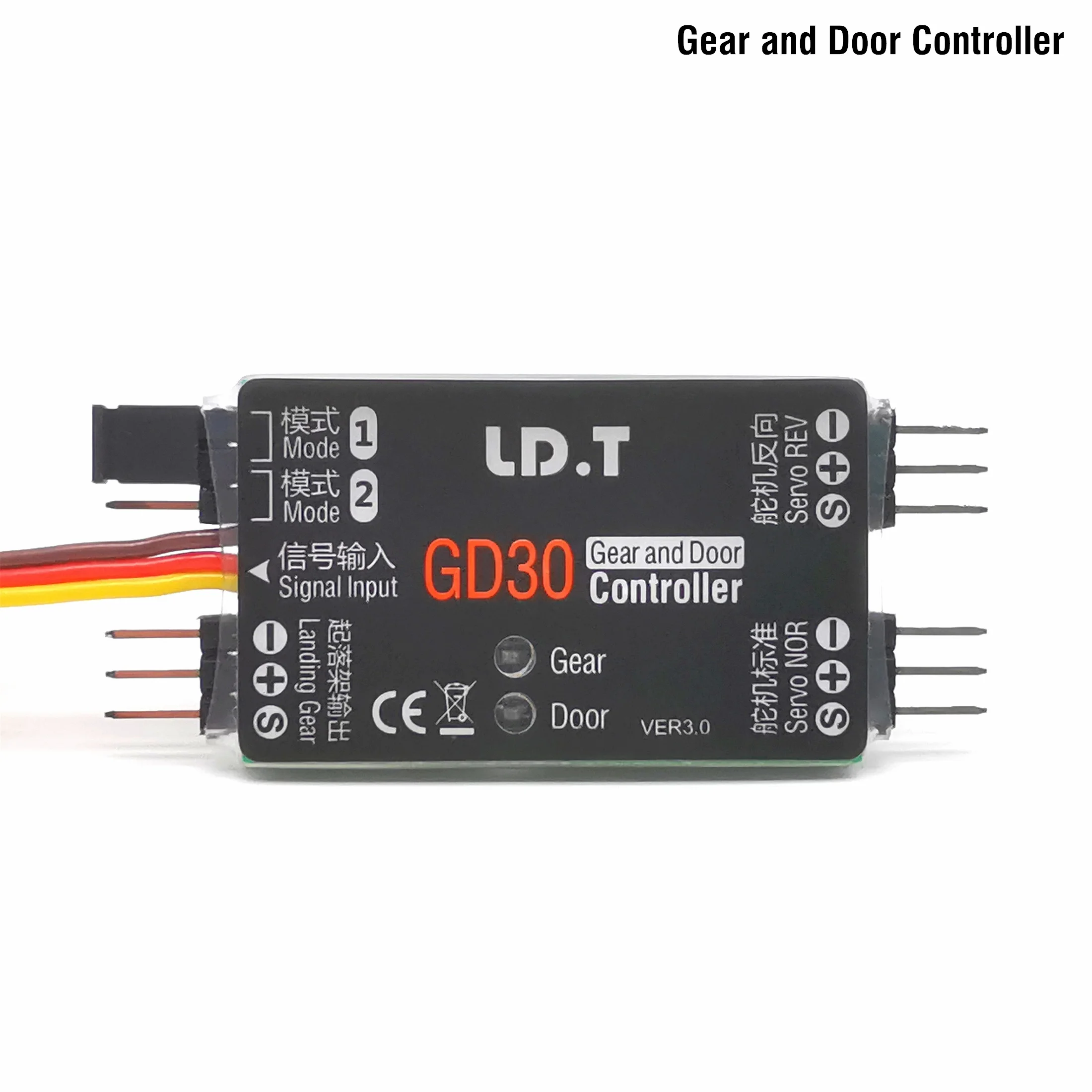 Contrôleur de séquenceur de train d'atterrissage et de porte GD30 pour avion RC, système rétractable à voilure fixe avec servomoteur