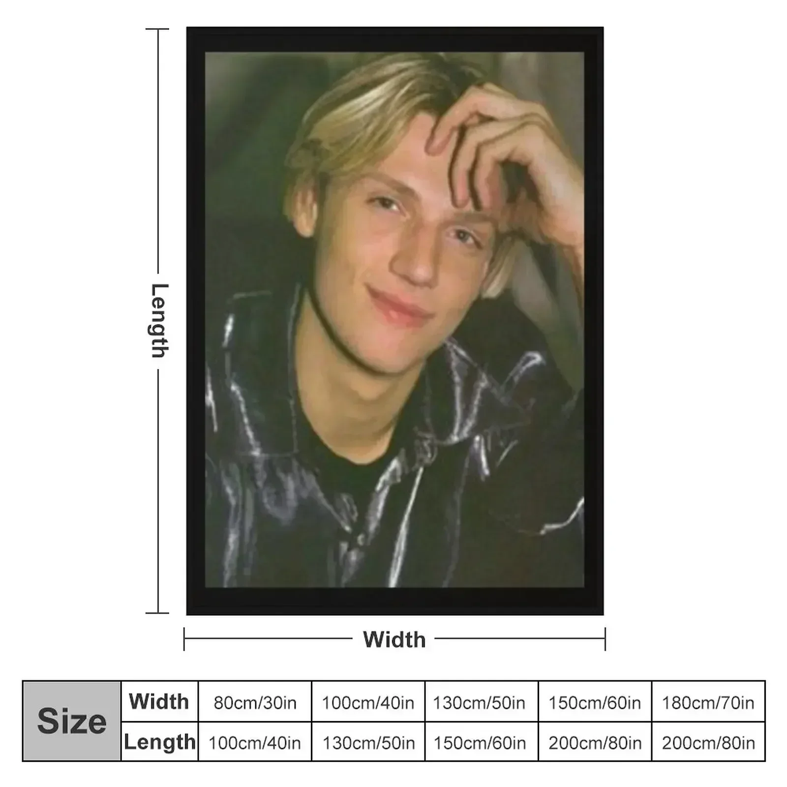 New Nick Carter - Poster Throw Blanket Soft Plaid Sofa christmas gifts Sofa Throw Hairy Quilt Blankets