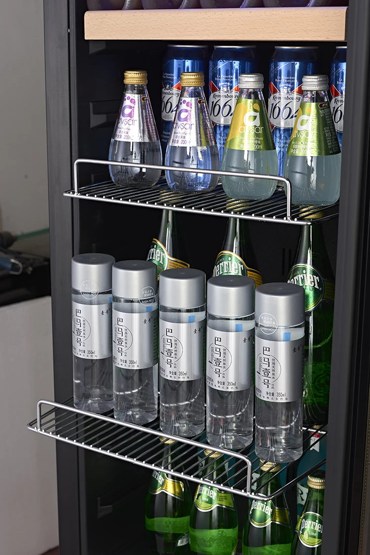 Commercial Single-Door Wine Cold Drink Refrigerator Electric Power Source Compressor Cooling System Glass Door-for Home Display - view 4