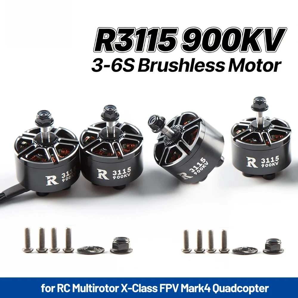 R3115 900KV 3-6S Brushless Motor for RC Multirotor X-Class FPV Cinelifter Taurus X8Pro Protek60 FPV Camera Kit Done DIY Parts