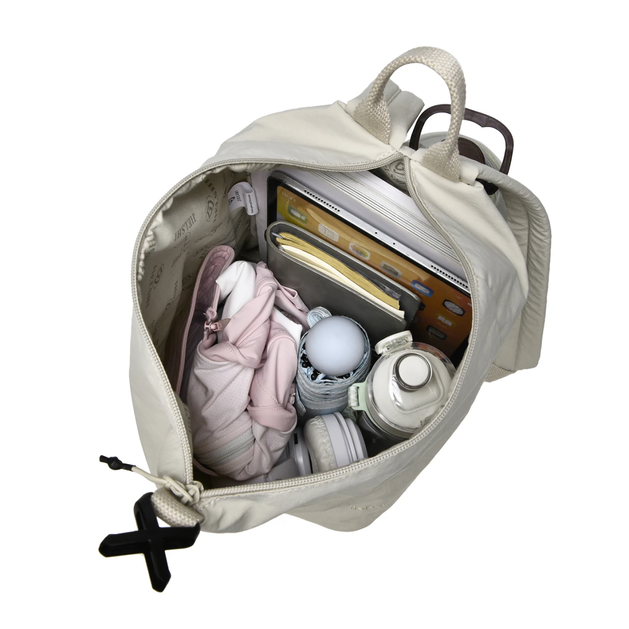 حقيبة ظهر نسائية أنيقة ذات سعة كبيرة من النايلون خفيفة الوزن ومتينة وحقيبة ظهر نسائية مخصصة للركاب #4