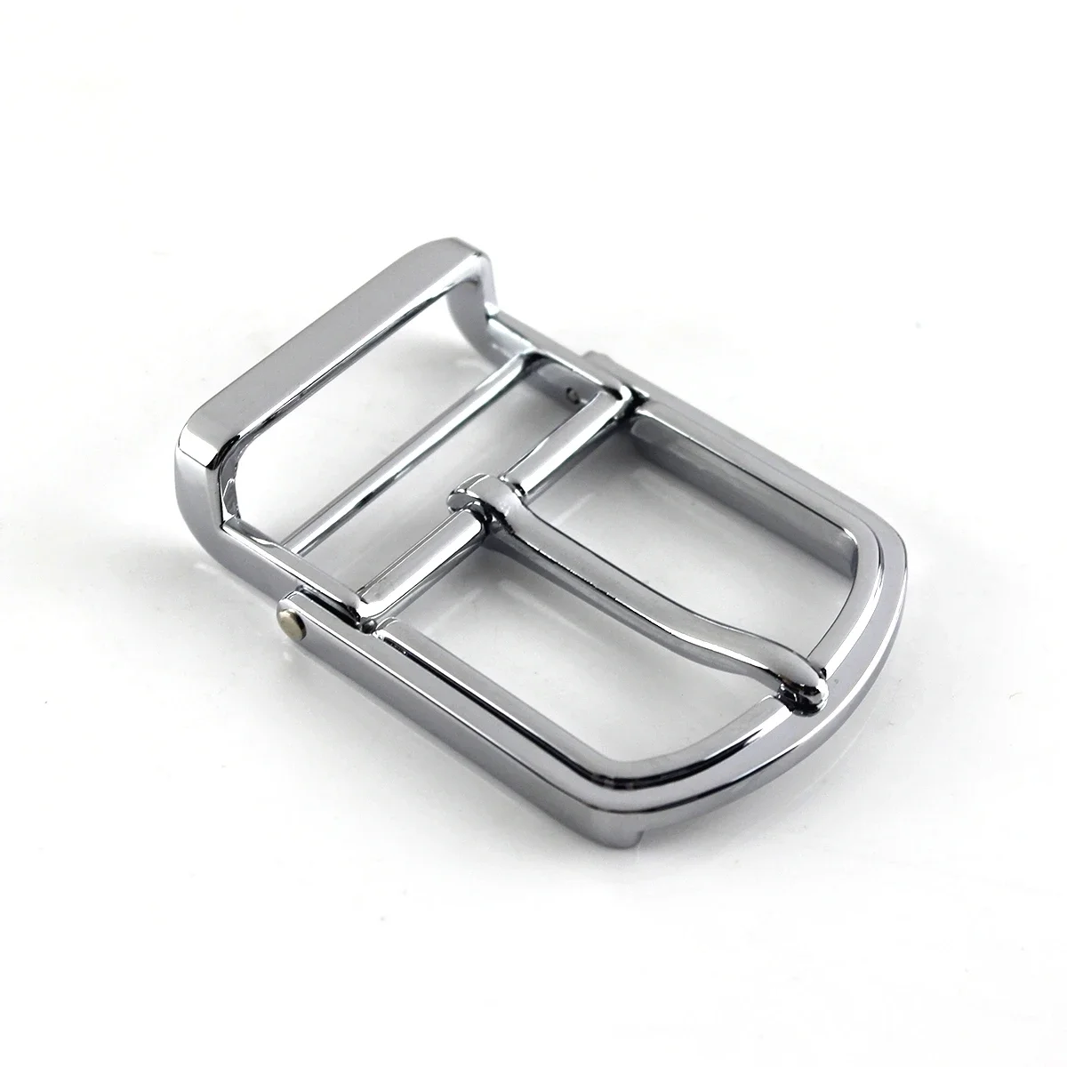 1piece 35mm Men\'s Belt Buckle Metal Chrome Pin Buckle Rotatable Waistband Buckle Leather Craft Belt Parts Accessories