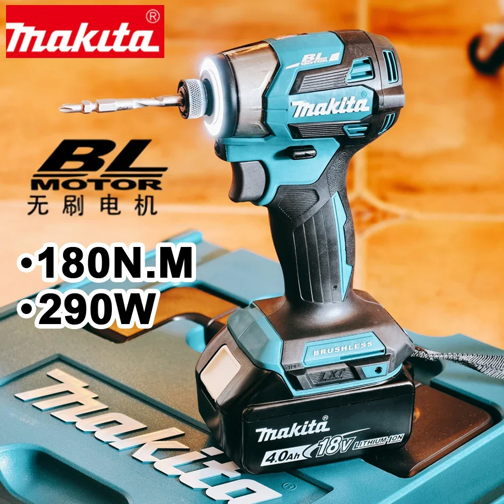 

100% Makita DTD173 18V Brushless Impact Driver Lithium Cordless Electric Drill Power Tool Multifunction Household Tool✅