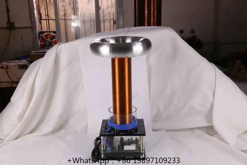 Huge Te sla Electric Coil Induction Arc Music Tesla Coil DIY Kit Big Finished Pulse High Voltage High Power