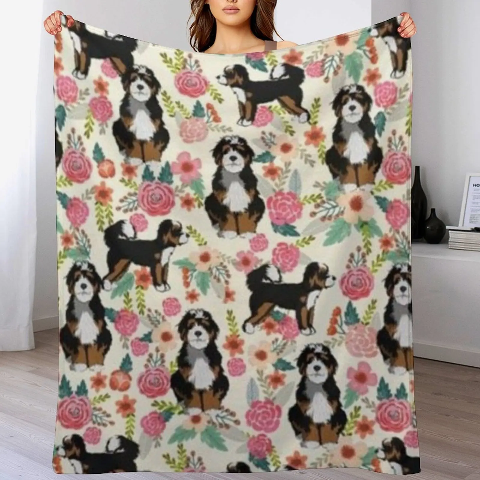 

BERNEDOODLE Throw Blanket For Baby Furry Blankets