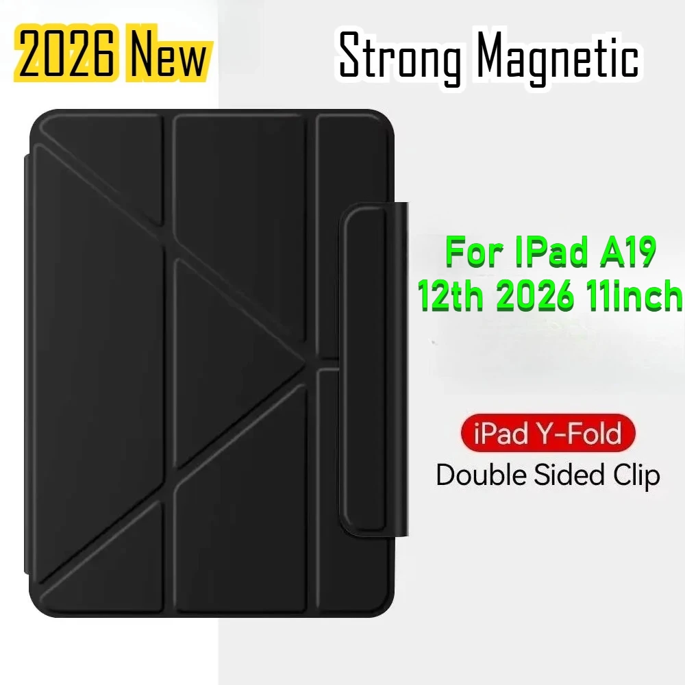 

PU Leather Magnetic Separation Case for IPad A19 12th Pro Air 8 M5 M4 2026 11 13 10th A16 10.9 12.9 Air 5 4 3 9/8th Tablet Cover