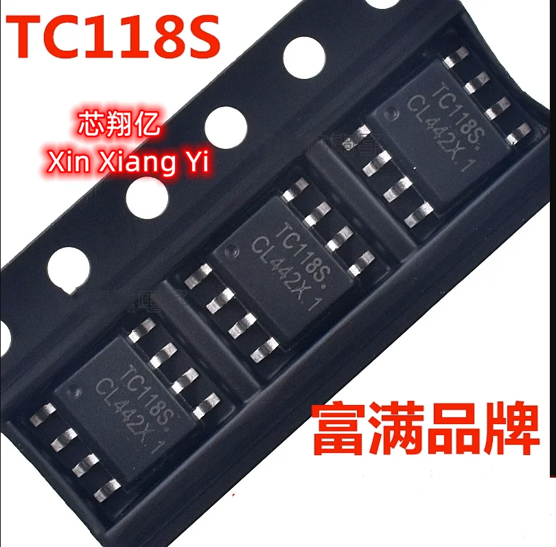 10Pcs/Lot TC118S TC118 SOP-8 1.2A-2A 7.2V SMD Single Channel DC Motor Driver Chip